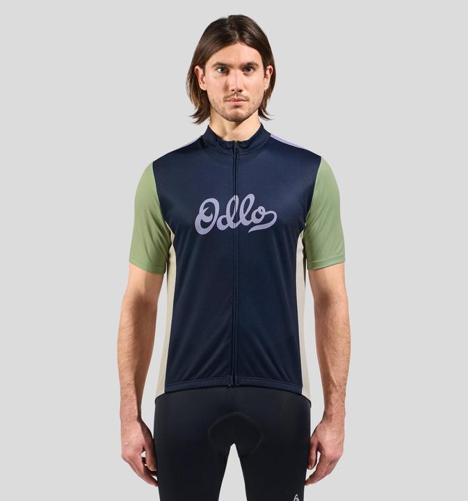 Produktbild Odlo T-shirt s/u collar s/s full zip ESSENTIAL PRINT (XL)