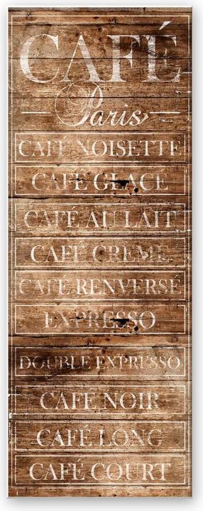 Actual product image Trenddeko Café Paris (30 x 80 cm)