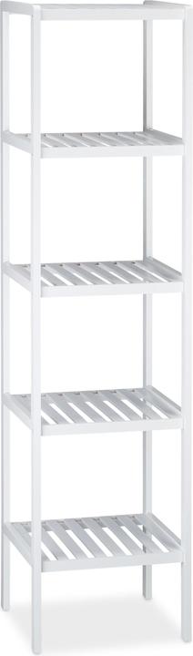 Immagine prodotto Relaxdays Mensola da bagno in bambù (34,5 x 33 x 139,5 cm)