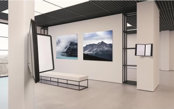 Actual product image Durable Sherpa Wall 10 Display Panel System