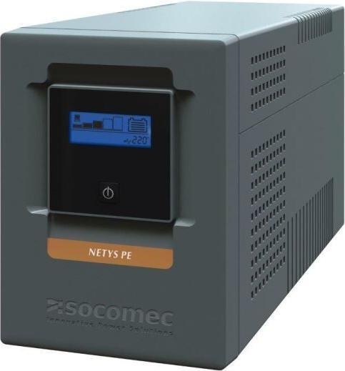 Actual product image Socomec NETYS PE NPE-1500-LCD uninterruptible power supply (UPS) Line-Interactive 1.5 kVA 6 AC (1.50 VA, 900 W, Line-interactive UPS)