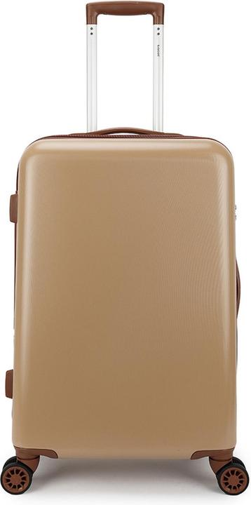 Image du produit Decent Retro Koffer Medium 67 cm Beige Brown (65 l)