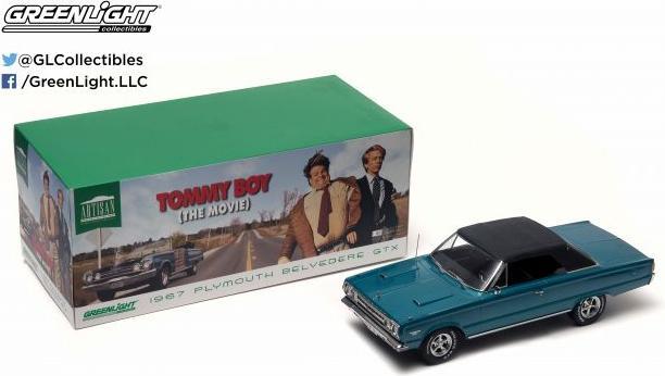 Actual product image Greenlight Collectibles 1967 Plymouth Belvedere GTX Convertible