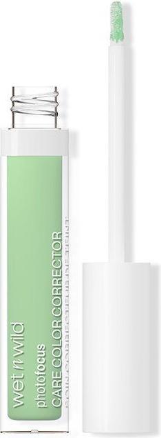 Wet n Wild Photo Focus Care Colour Corrector - Liquid Concealer 3.3 ml Green (Green)