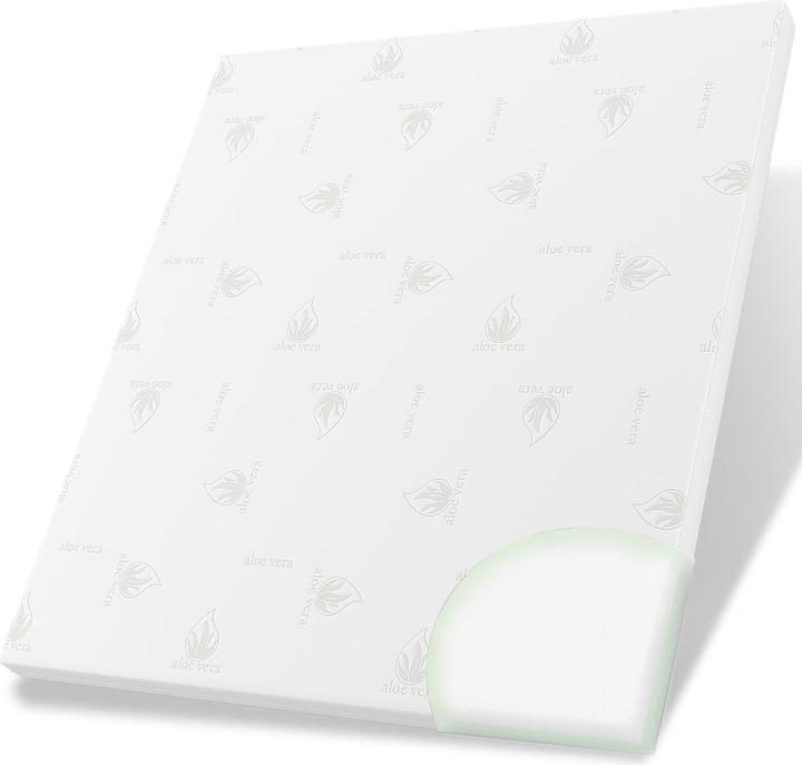 Image du produit Bestschlaf Mousse minérale viscoélastique Surmatelas réversible Confort Hauteur 7 cm (200 x 200 cm)