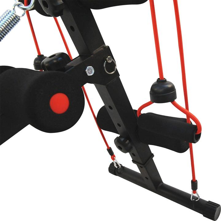 Actual product image Homcom Sit up bench abdominal trainer, adjustable, 137.5x55.5x50-68cm 120 kg load capacity
