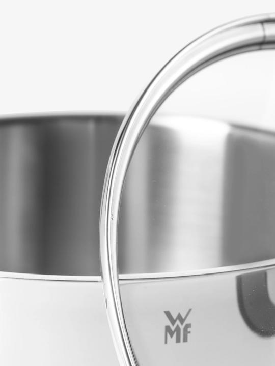 Productafbeelding WMF Asperge Pot Kookpot Inductie Hoog 16cm Pot met Glazen Deksel 5.0l Roestvrij Staal (16 cm, Steelpan, Roestvrij staal)