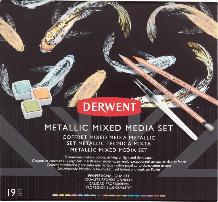 Produktbild Derwent Metallic mixed media set