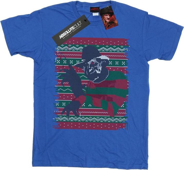 Image du produit Absolute Cult - T-shirt CHRISTMAS FAIR ISLE - Homme (M)