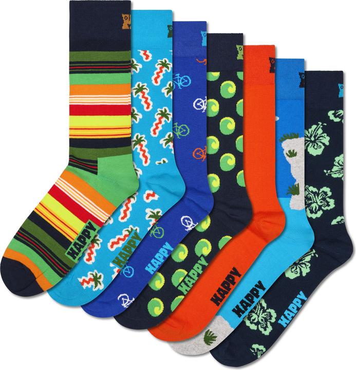 Produktbild Happy Socks Strümpfe SEVEN DAY VACAY Socken 7er Pack (7er Pack, 36 - 40)