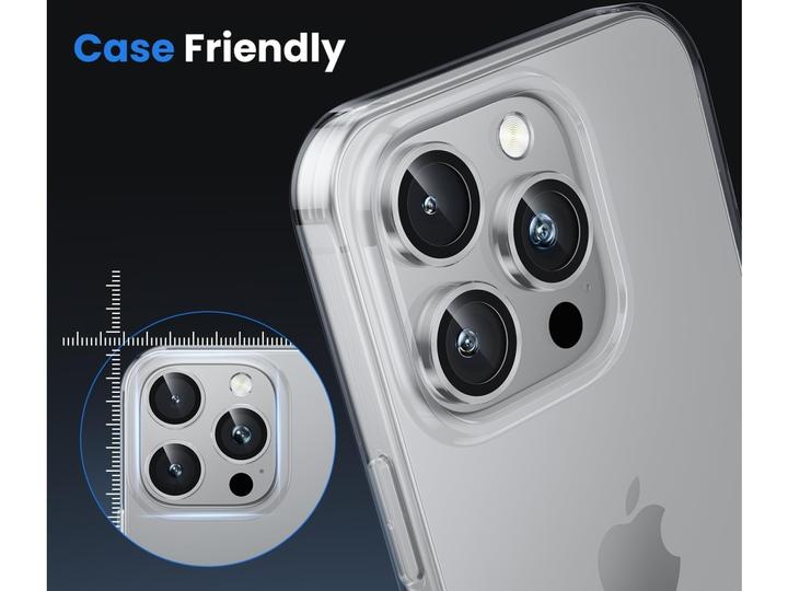 Produktbild Screenguard Camera Lens Protector Schutzglas Apple iPhone 16 Pro (1 Stück, Apple iPhone 16 Pro)