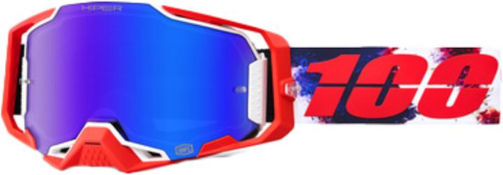 Immagine prodotto 100% Armega HIPER Occhiali Morpho - Lenti blu specchiate (Morpho, Blu Specchio)
