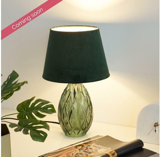 Actual product image Pauleen Table Lamp Crystal Velvet E14 Green (E14)