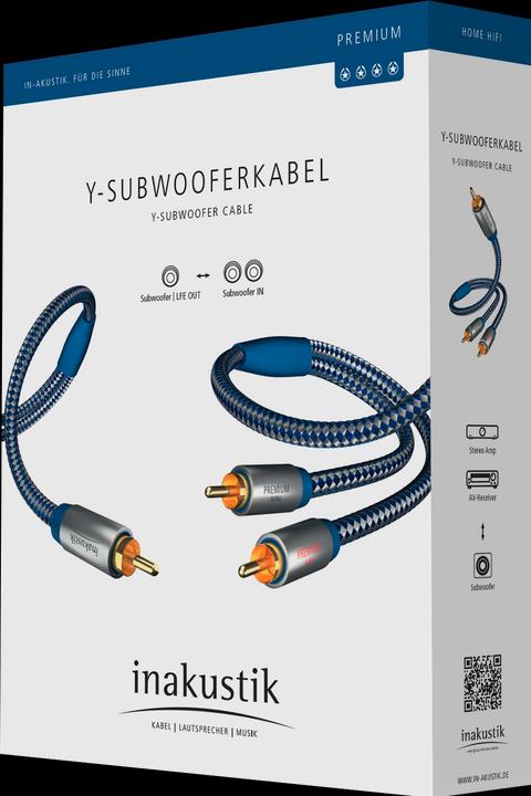 Produktbild Inakustik Audiokabel Sub (5 m, Cinch)