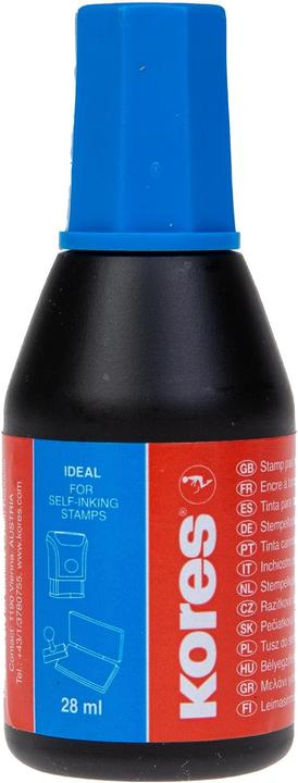 Kores Stamping ink blue