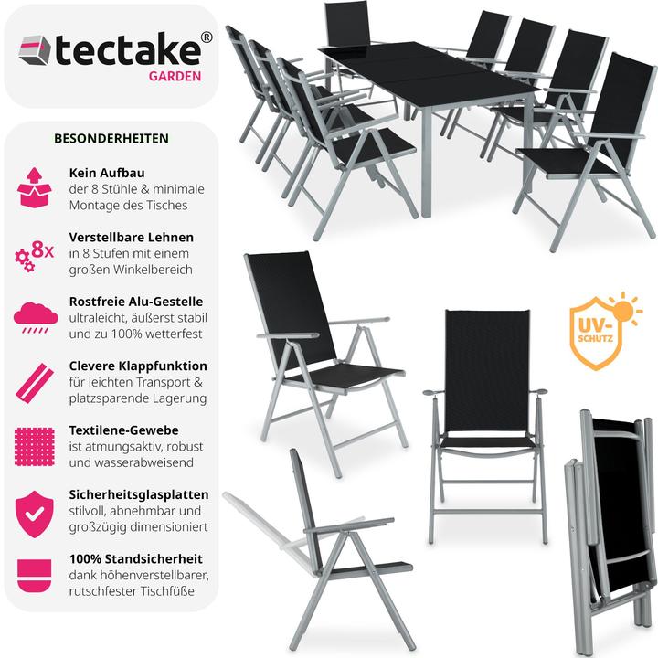 Image du produit tectake Salon de Jardin (189 cm)