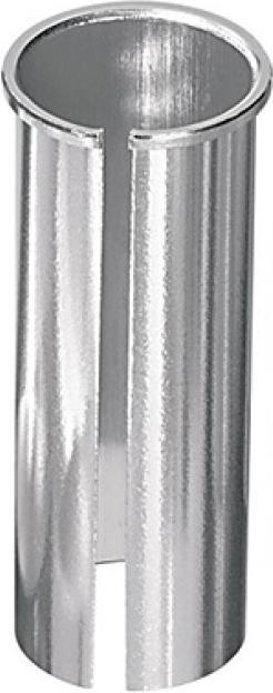 Actual product image Ergotec Reducing sleeve seat post, silver, 27.2-30.9, 80mm