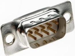 Produktbild Rs Pro D-Sub-Steckverbinder, Stahl, Stecker, DE-9, 5A, 500V, Packung à 5 Stück