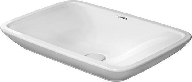 Actual product image Duravit Countertop basin PURAVIDA + o ÜL HLB 700x465mm closed o HL white (465 mm, 700 mm)