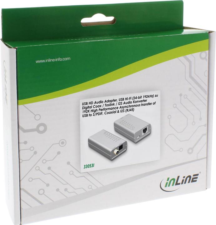 Immagine prodotto InLine Adattatore audio HD USB (Convertitore videocamera)