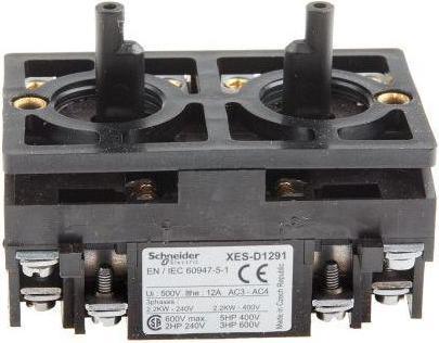 Image du produit Schneider Electric Interrupteur de fin de course Bloc de contacts auxiliaires XESD1291