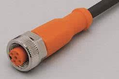 Actual product image ifm Electronic ifm connection cable straight M12 5-pin AC/DC silicone-free hal