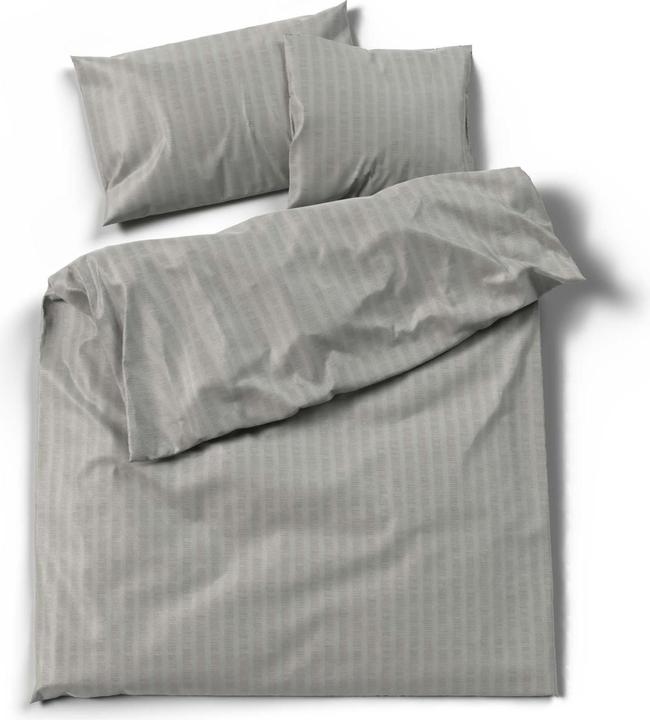 Actual product image Lotus Bettwaren Bed Linen Satin Seersucker uni (Pillowcase, 50 x 70 cm)