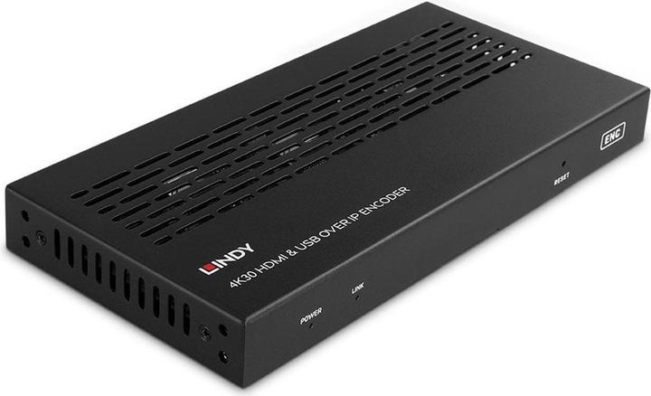 Image du produit Lindy 4K30 HDMI & USB sur IP Encodeur Multicast & Mur d'images