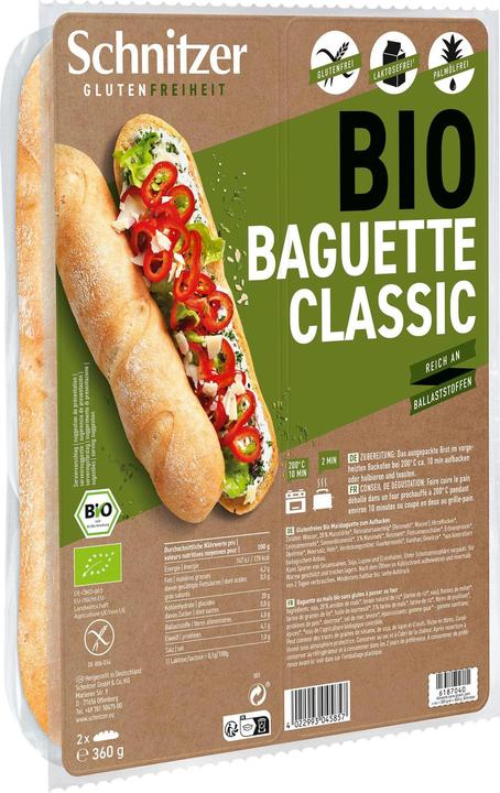 Produktbild Schnitzer Glutenfreies Bio Maisbaguette (360 g)