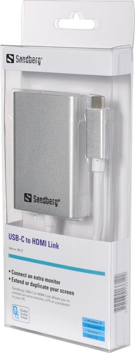 Produktbild Sandberg USB-C zu (HDMI, 10 cm)