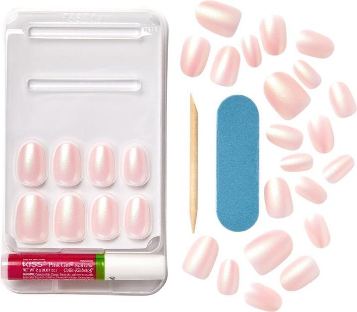Produktbild KISS Nails - Ks Bare-but-better Premium Nails - Mocha (Kunstnägel, Nude)
