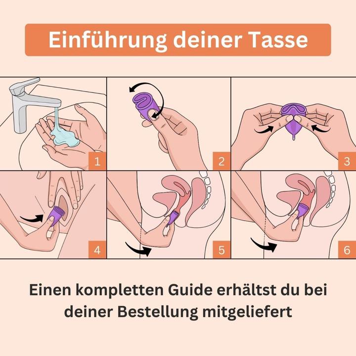 Actual product image Femora Menstrual cup + steriliser Period cup Menstrual cup (XS)