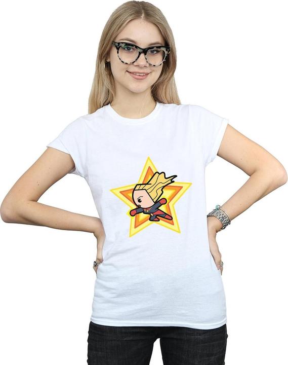Immagine prodotto Captain Marvel Maglietta Kawaii Donna (XXL)
