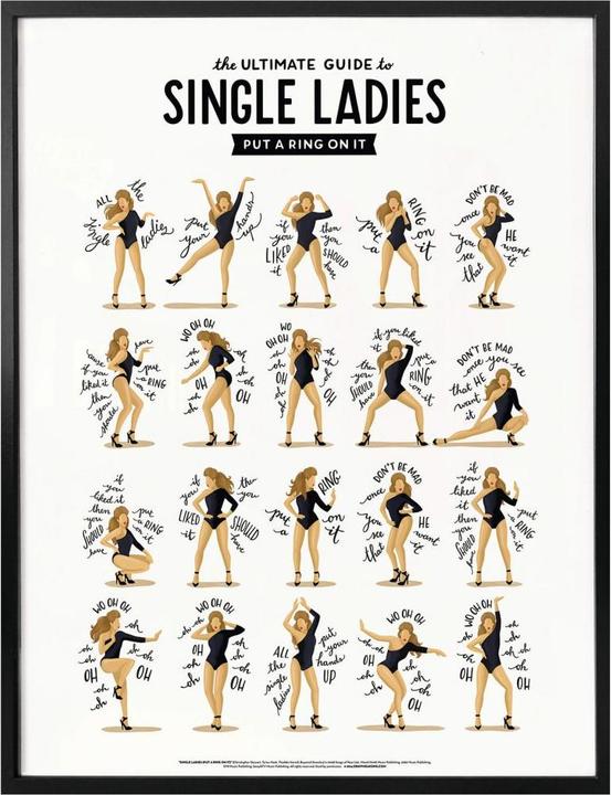 Produktbild Trenddeko Tohmé - Single Ladies (120 x 150 cm)