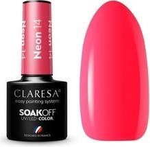Image du produit Claresa Vernis à ongles UV néon 5ml - Lot de 14 (Orange)