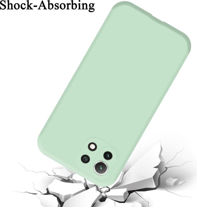 Productafbeelding Cadorabo TPU Liquid Silicone Hoesje voor Xiaomi Mi 11 LITE (4G / 5G) / 11 LITE NE (Xiaomi Mi 11 Lite, Xiaomi Mi 11 Lite 5G, Xiaomi 11 Lite 5G NE)