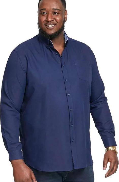 Image du produit DUKE Mens Richard Oxford Kingsize Chemise à manches longues (3XL)