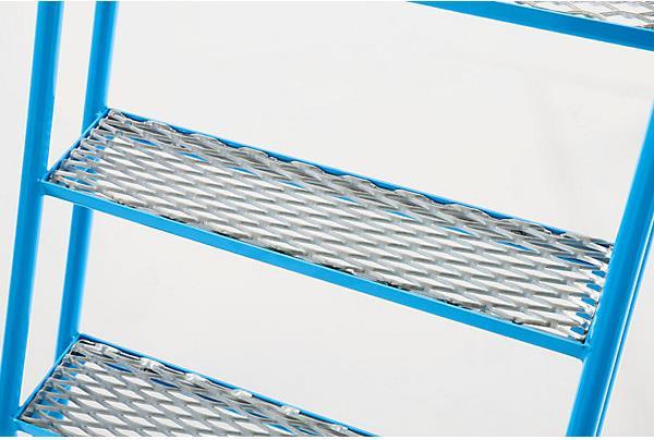 Immagine prodotto eurokraft pro Scaletta mobile con piattaforma (Scala doppia, 131 cm)