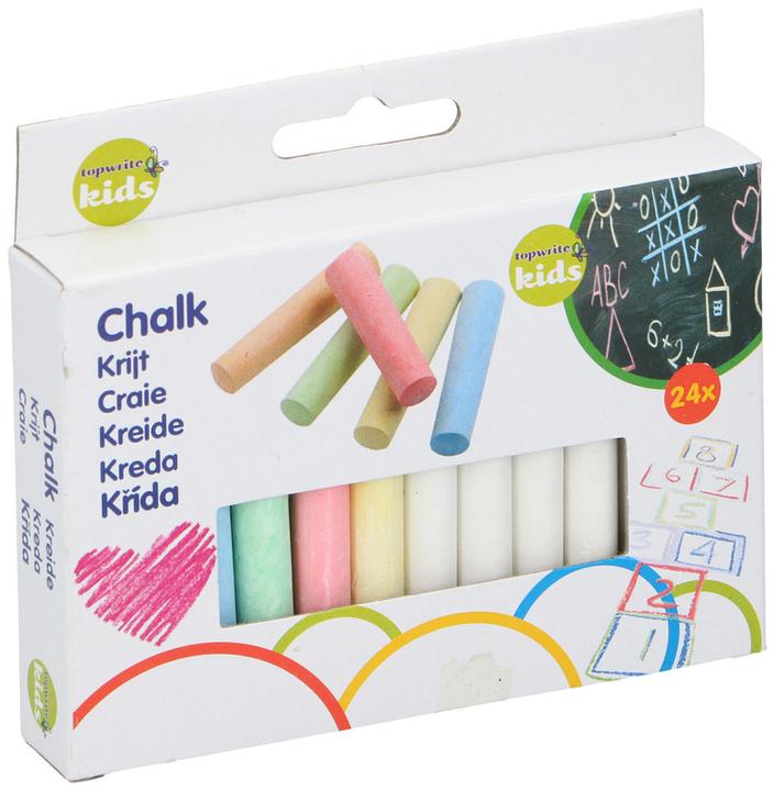 Produktbild Topwrite Kids Chalk 8x1x1cm 24pcs CSF (24 x)