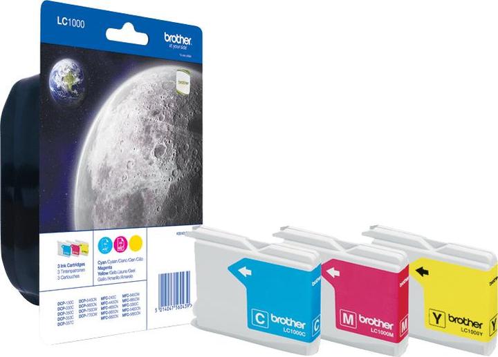 Brother LC-1000 Rainbow Pack C/M/Y (M, C, G)