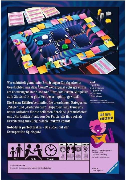 Produktbild Ravensburger Nobody is Perfect (Deutsch)