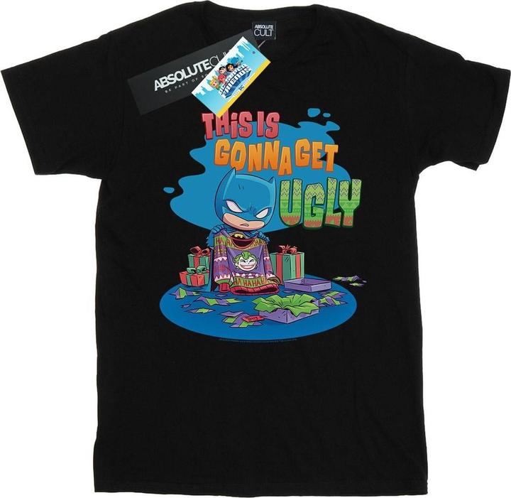 Super Friends Batman Joker Christmas Jumper TShirt (3XL)