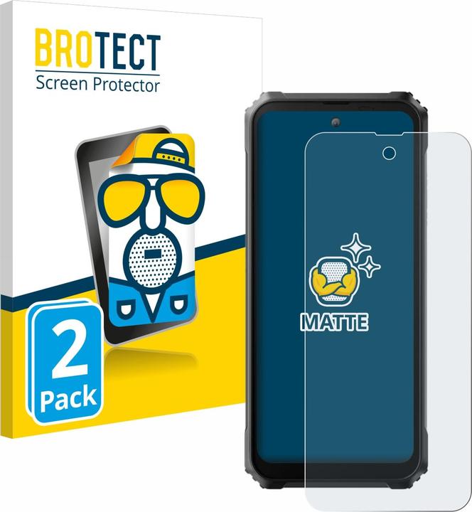 Produktbild BROTECT Entspiegelungs-Schutzfolie Displayschutz Matt (2 Stück, Blackview BL9000)