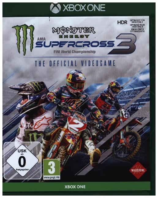 Produktbild Milestone Monster Energy Supercross The Official Videogame 3 (Xbox One X, Xbox Series X, EN)