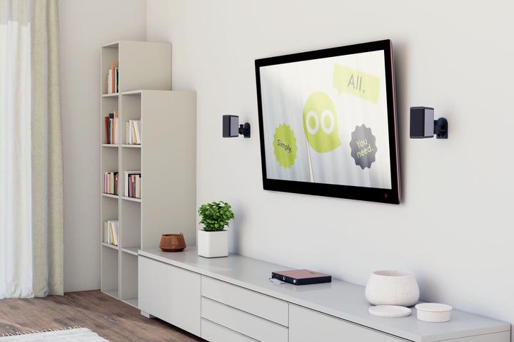 Produktbild Goobay Universal (1 Paar, Wandmontage, Schwenkbar, Neigbar)