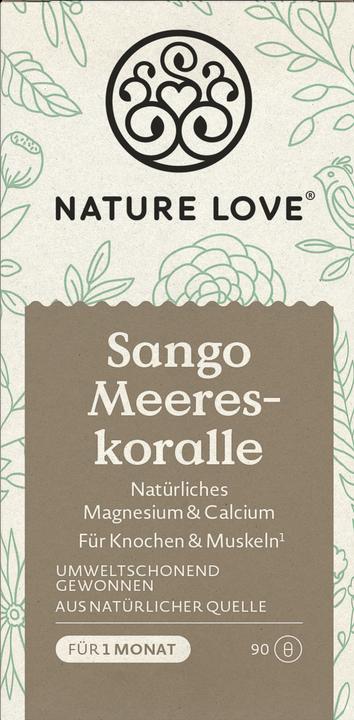 Immagine prodotto Nature Love Sango Meereskoralle (90 Pezzo/i, Pillole, 109 g)