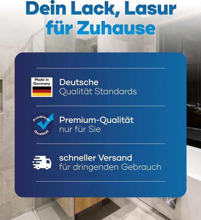 Actual product image Plid Tile paint 2.25l glossy, for approx. 23m² / Tile colour paint kitchen/bathroom (Light grey, 2.25 l)