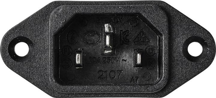 Image du produit Tru Components TC-10101440 Filtre secteur avec prise pour appareil froid 250 V/AC 10 A 0,3 mH