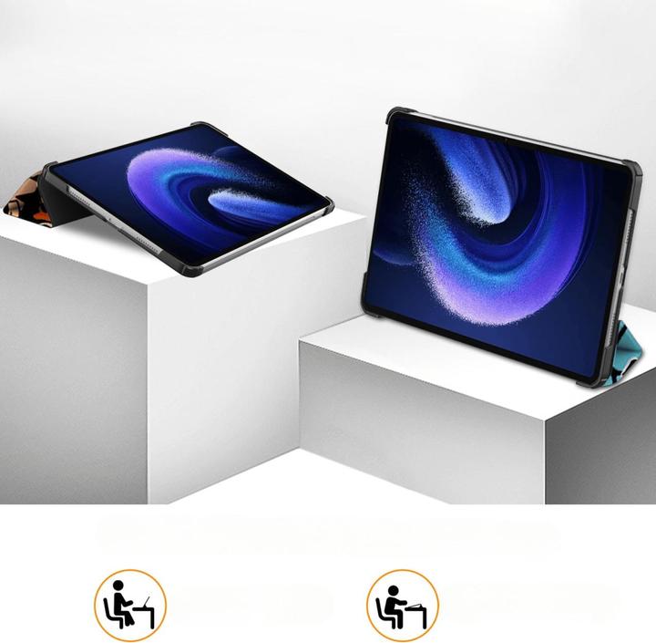 Actual product image Cover-Discount Xiaomi Pad 6 - Tri-fold Smart Case Night Sky (Xiaomi Pad 6, Xiaomi Pad 6 Pro)