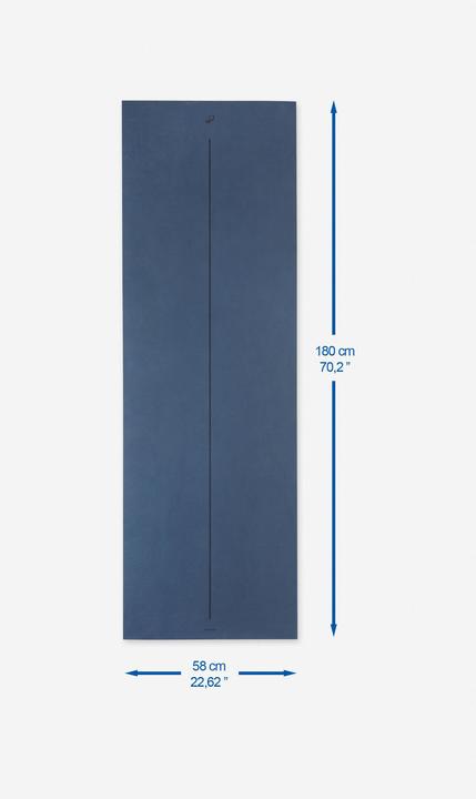 Produktbild Domyos Yogamatte Einsteiger 180 cm × 50 cm × 5 mm - dunkelblau (5 mm)